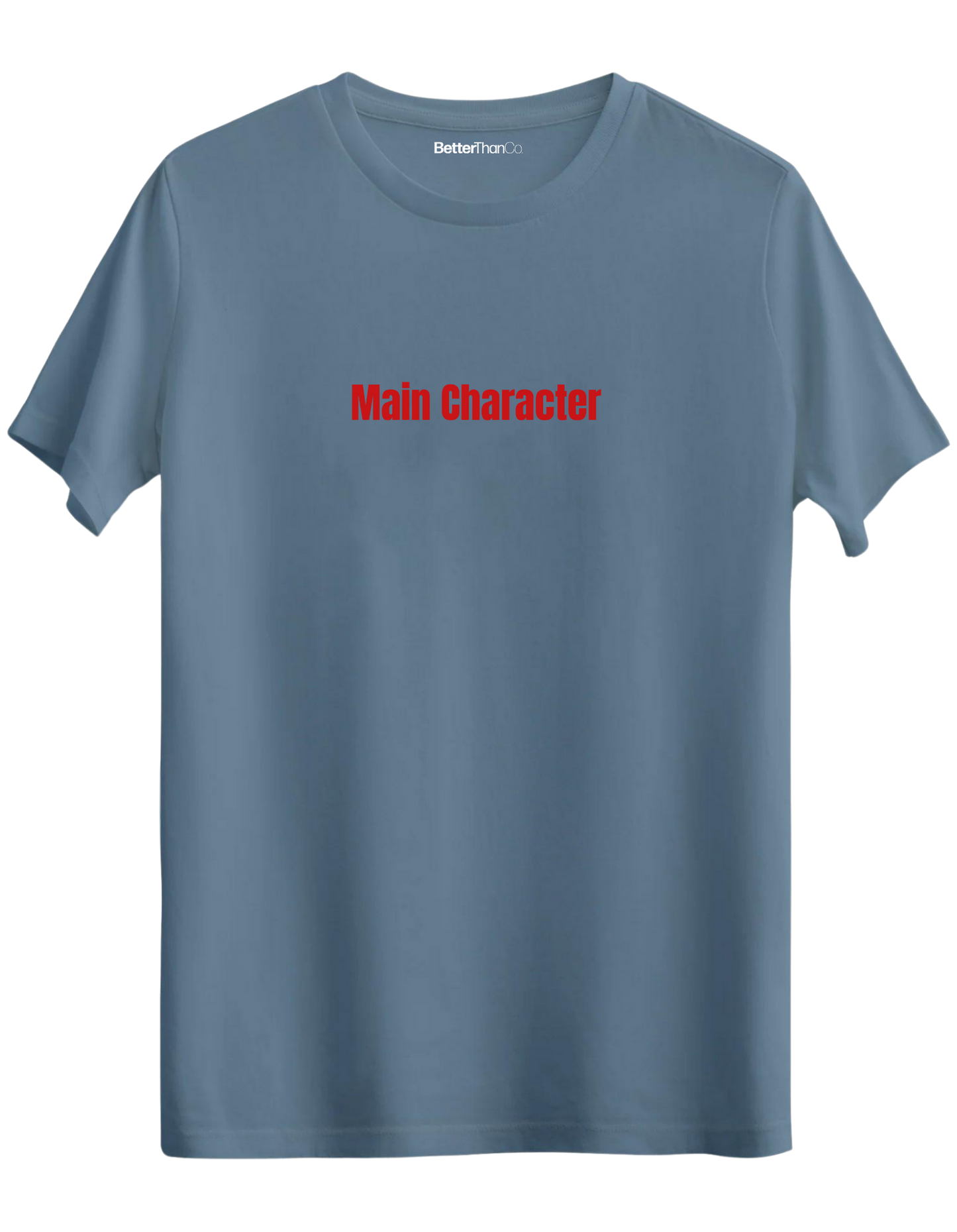 Main Character Baskılı Bisiklet Yaka Regular T-shirt