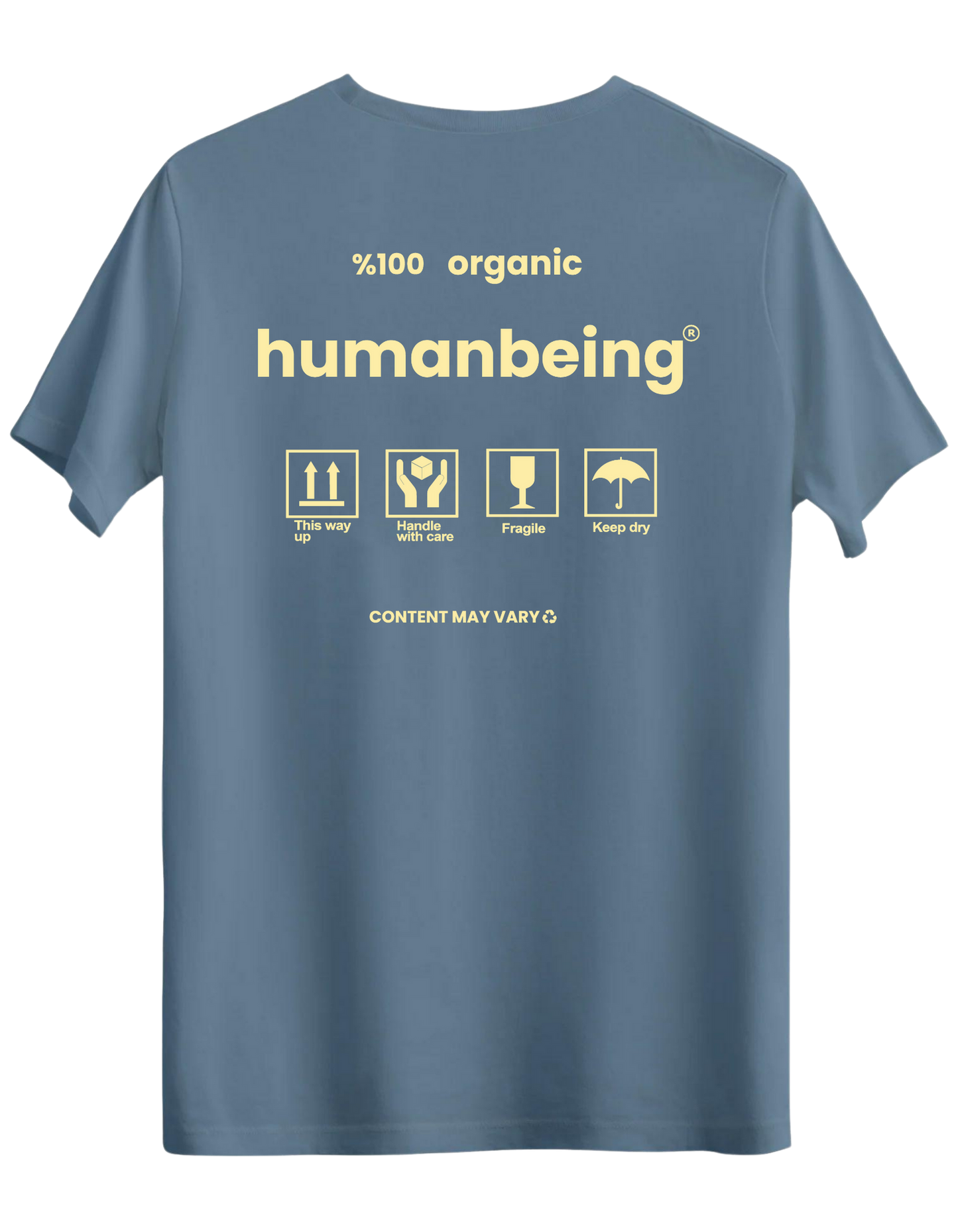 Humanbeing Baskılı Bisiklet Yaka Regular T-shirt
