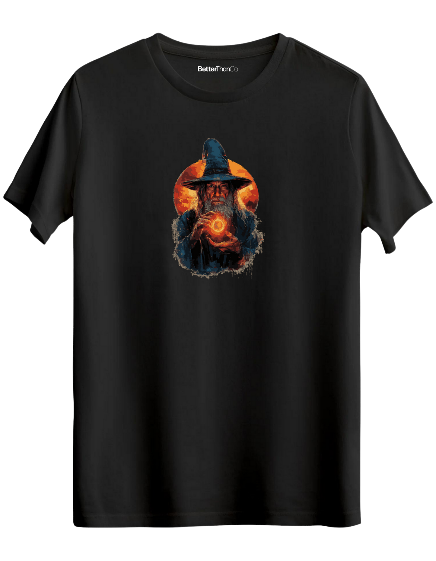 The Power Of The Ring Baskılı Bisiklet Yaka Regular T-shirt