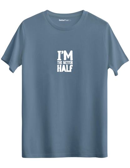 The Better Half Baskılı Bisiklet Yaka Regular T-shirt