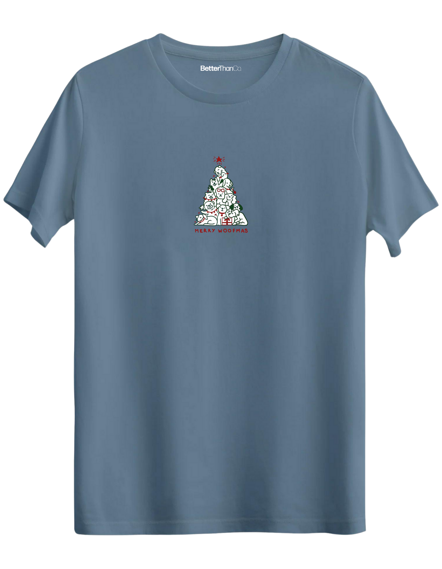 Woofmas Baskılı Bisiklet Yaka Regular T-shirt