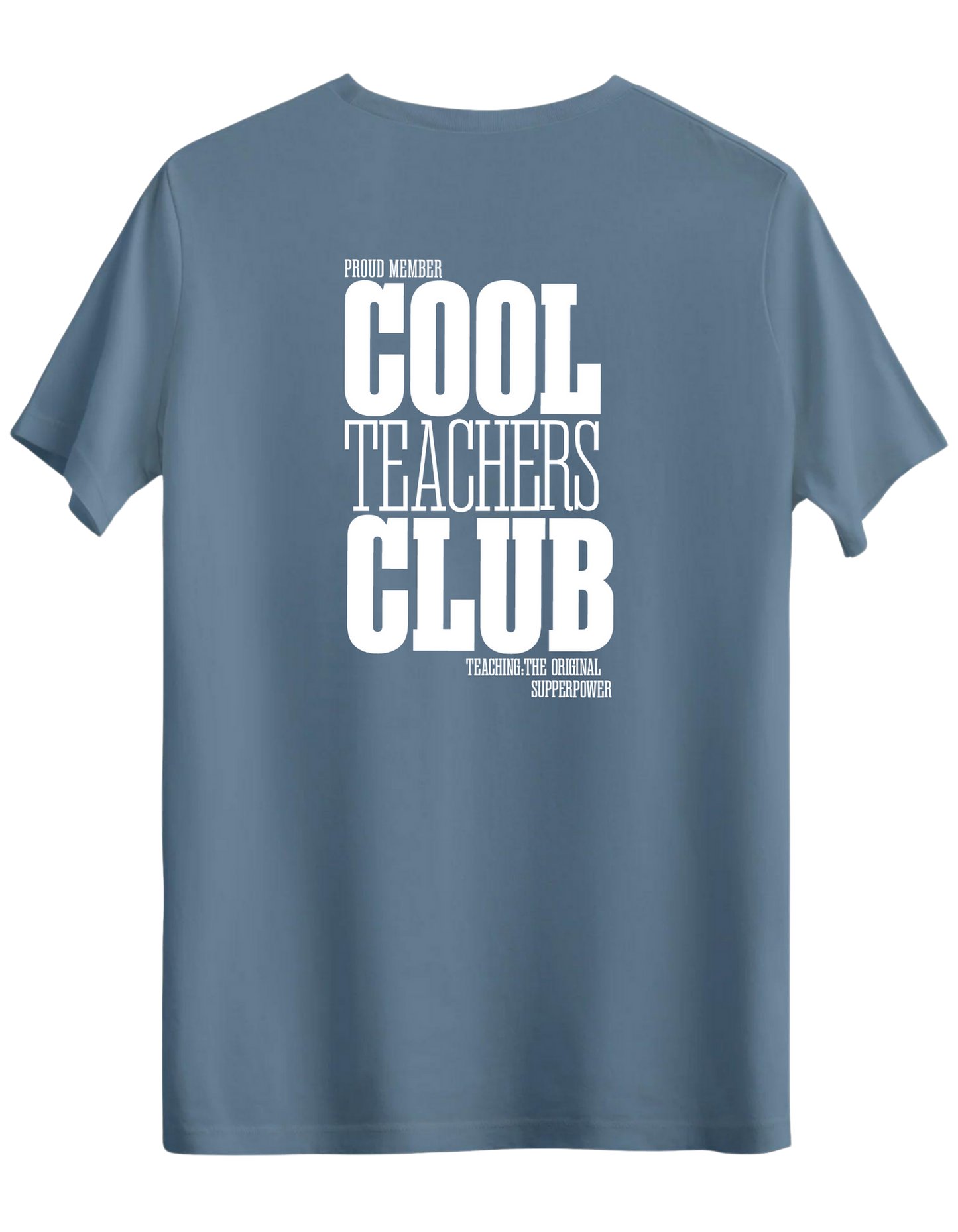 Cool Teachers Club Baskılı Bisiklet Yaka Regular T-shirt