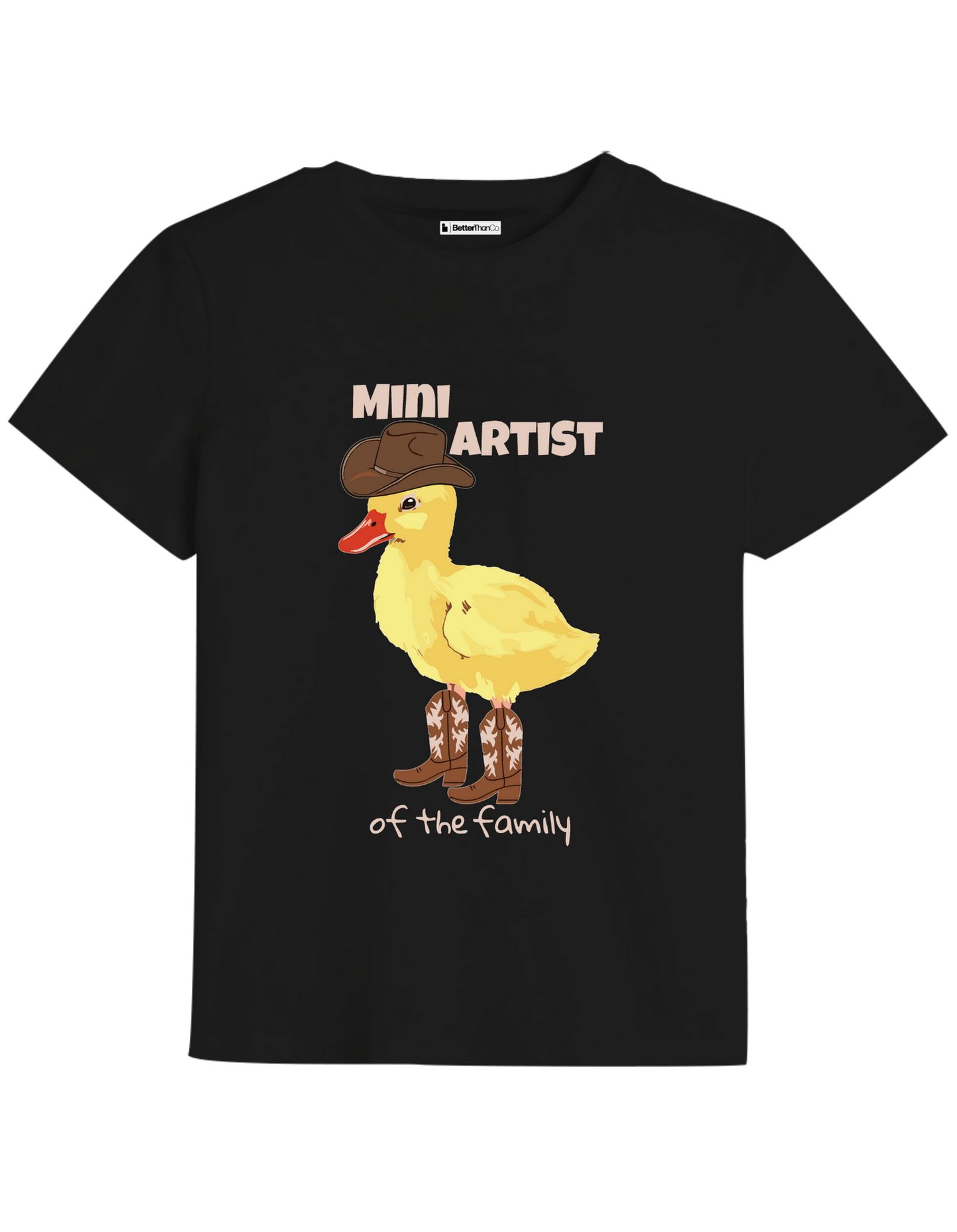 Mini Artist Baskılı Bisiklet Yaka Çocuk t-shirt