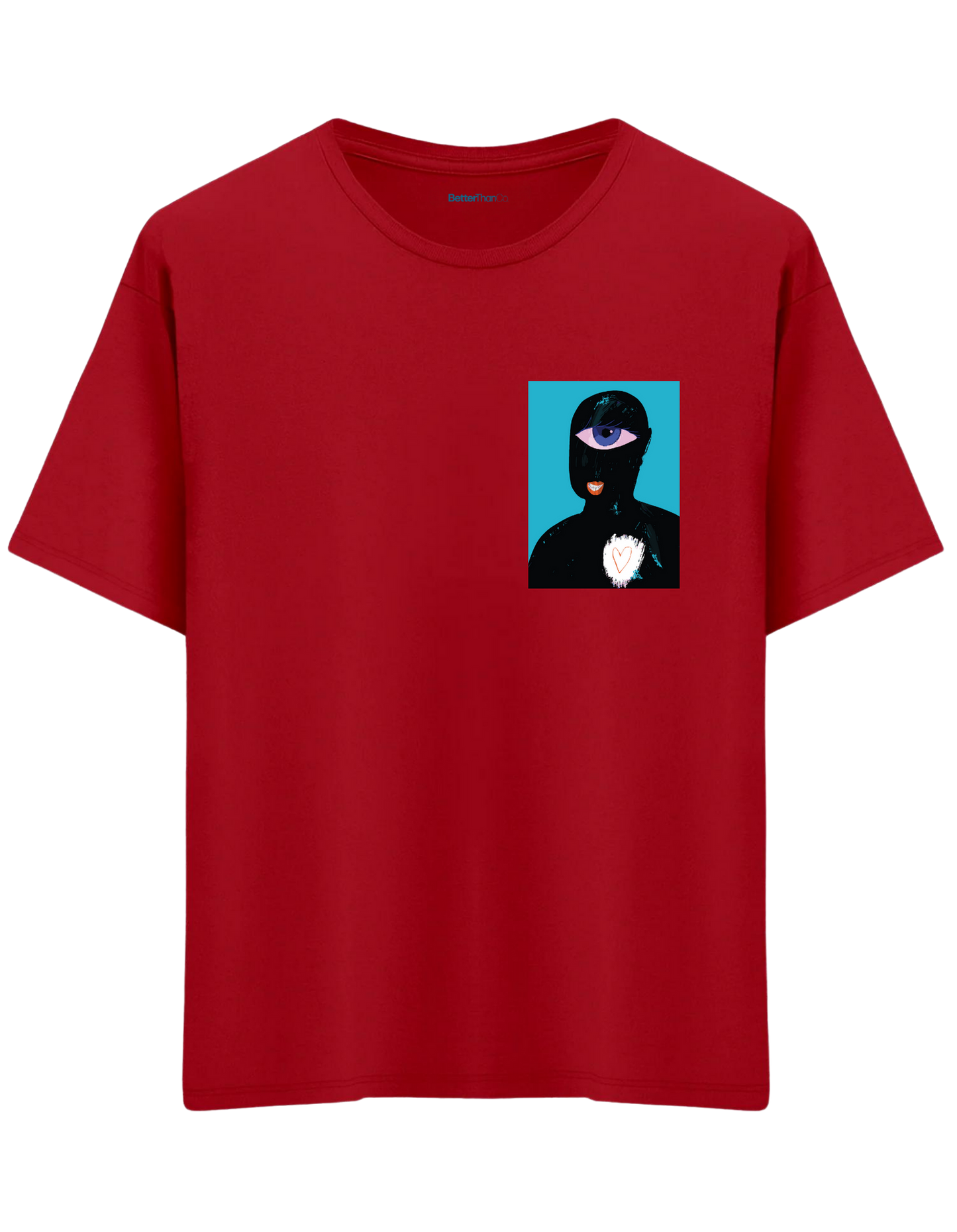 Oracle Eye Baskılı Bisiklet Yaka Oversize T-shirt