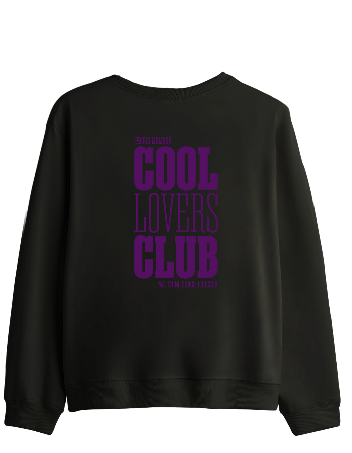 Cool Lovers Baskılı Bisiklet Yaka Sweatshirt