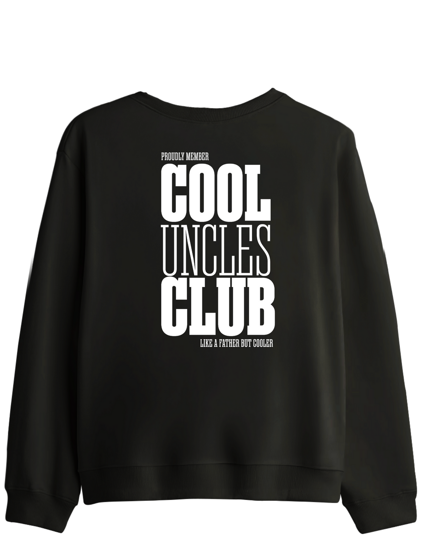 Cool Uncles Club Baskılı Bisiklet Yaka Sweatshirt