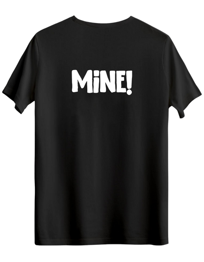 Mine! Baskılı Bisiklet Yaka Regular T-shirt