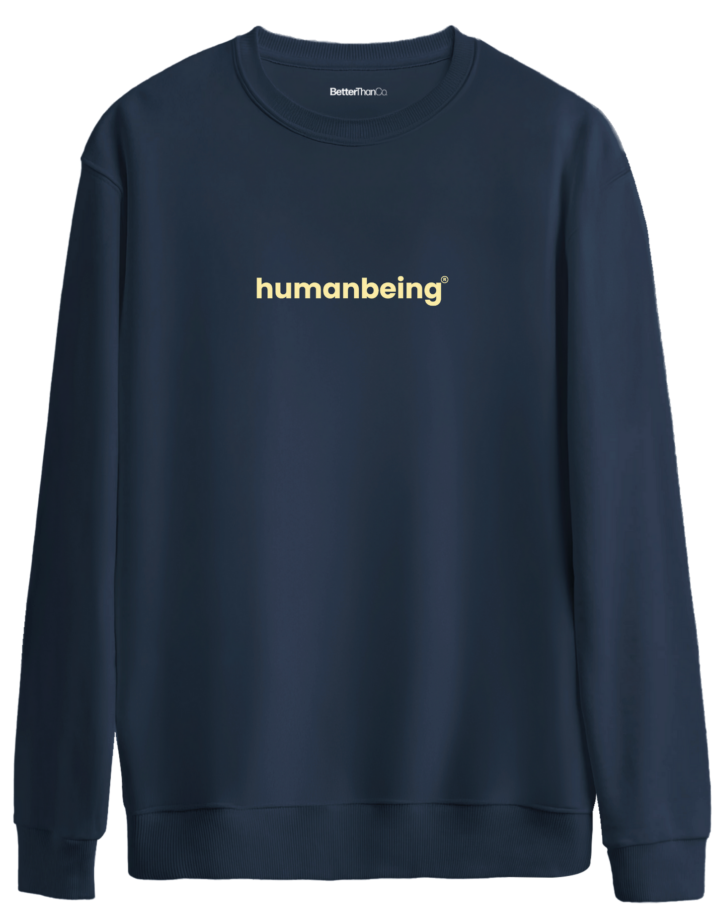 Humanbeing Baskılı Bisiklet Yaka Oversize Sweatshirt