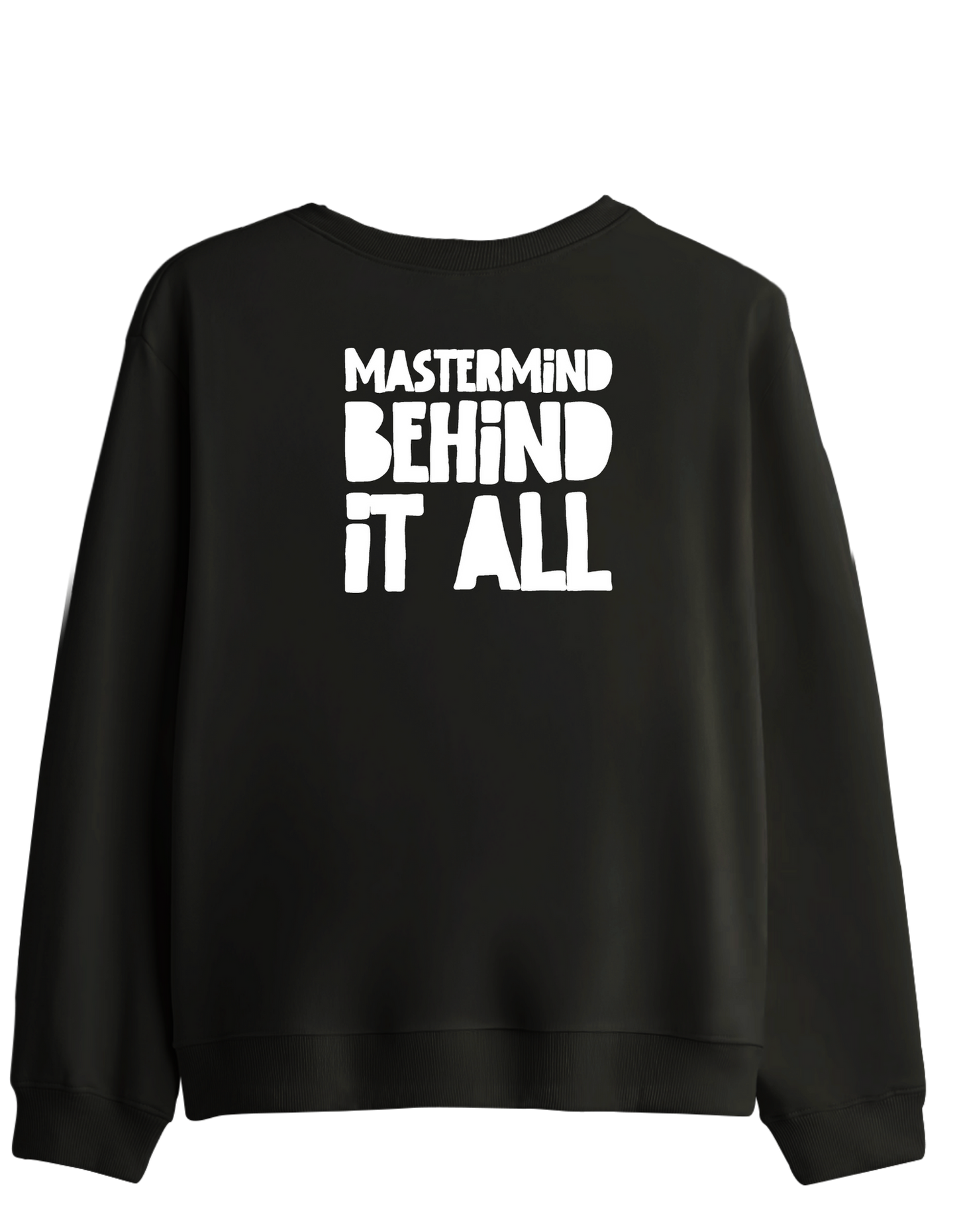 Mastermind Baskılı Bisiklet Yaka Sweatshirt