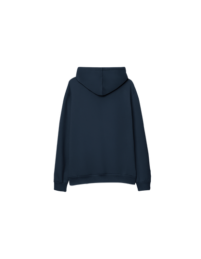 Basic Baskısız Oversize Kapüşonlu Çocuk Hoodie