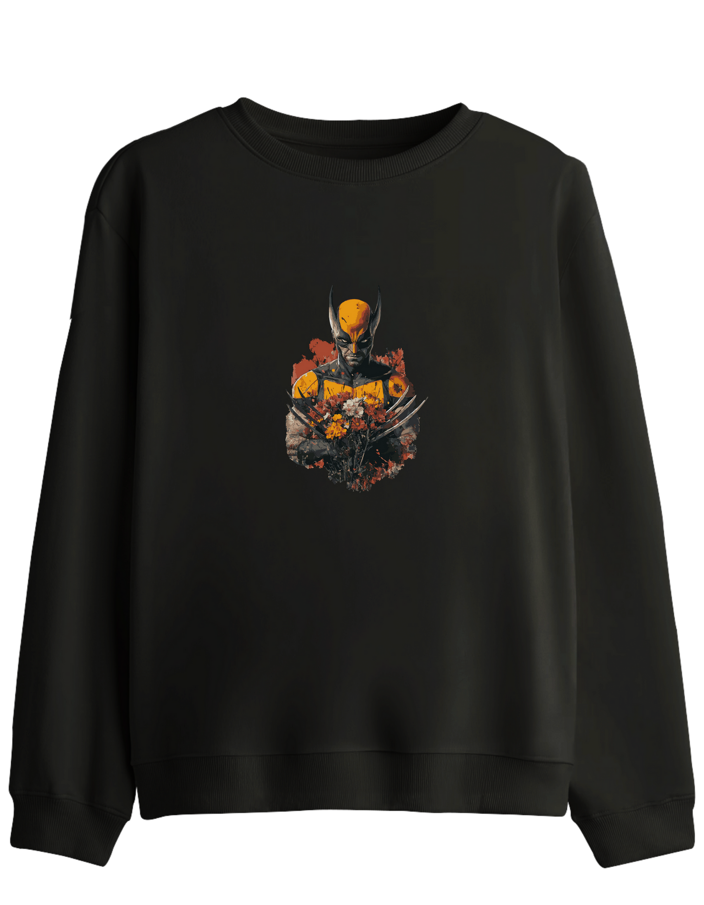Secret Lover Baskılı Bisiklet Yaka Sweatshirt