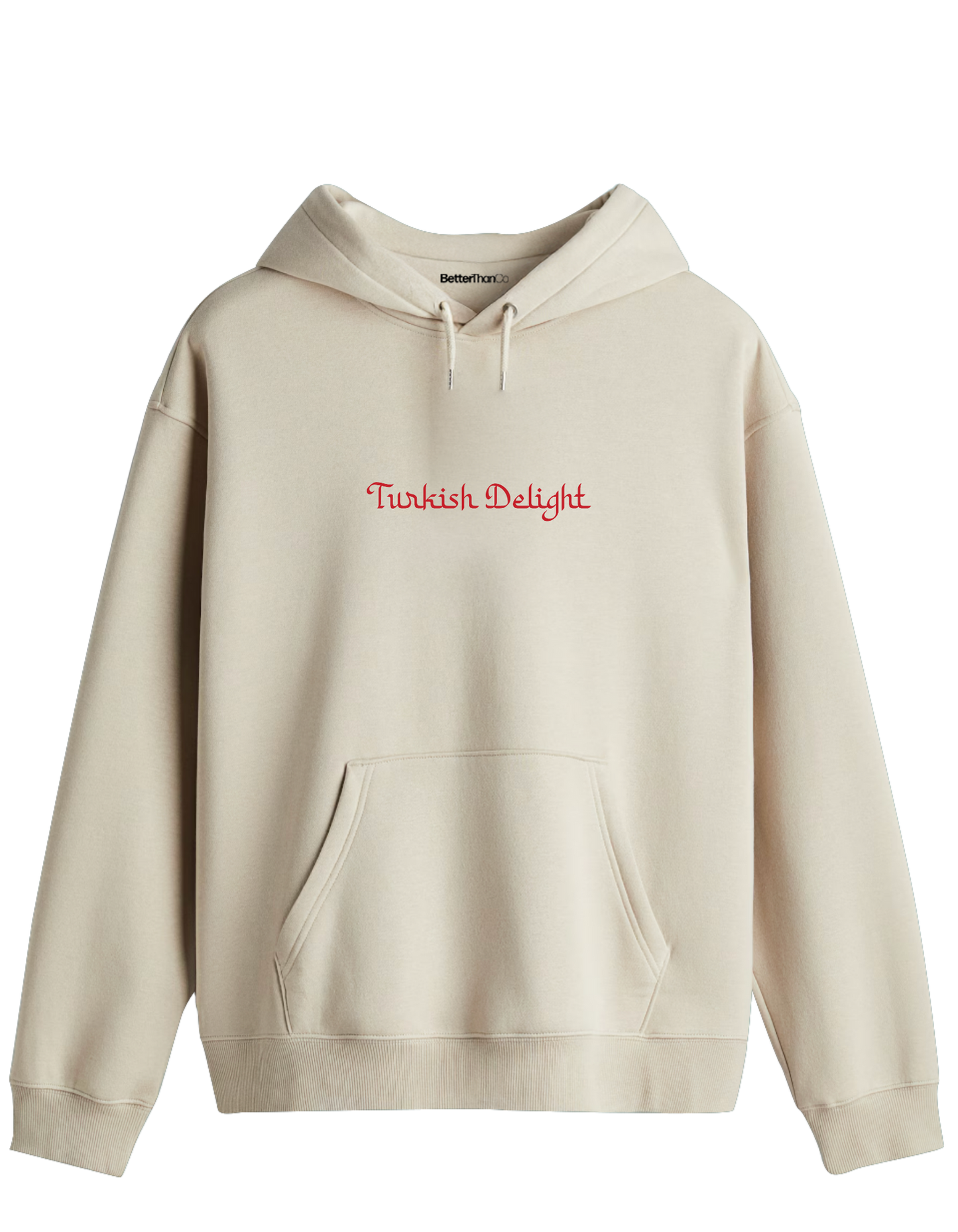 Turkish Delight Baskılı Unisex Kapüşonlu Yaka Hoodie