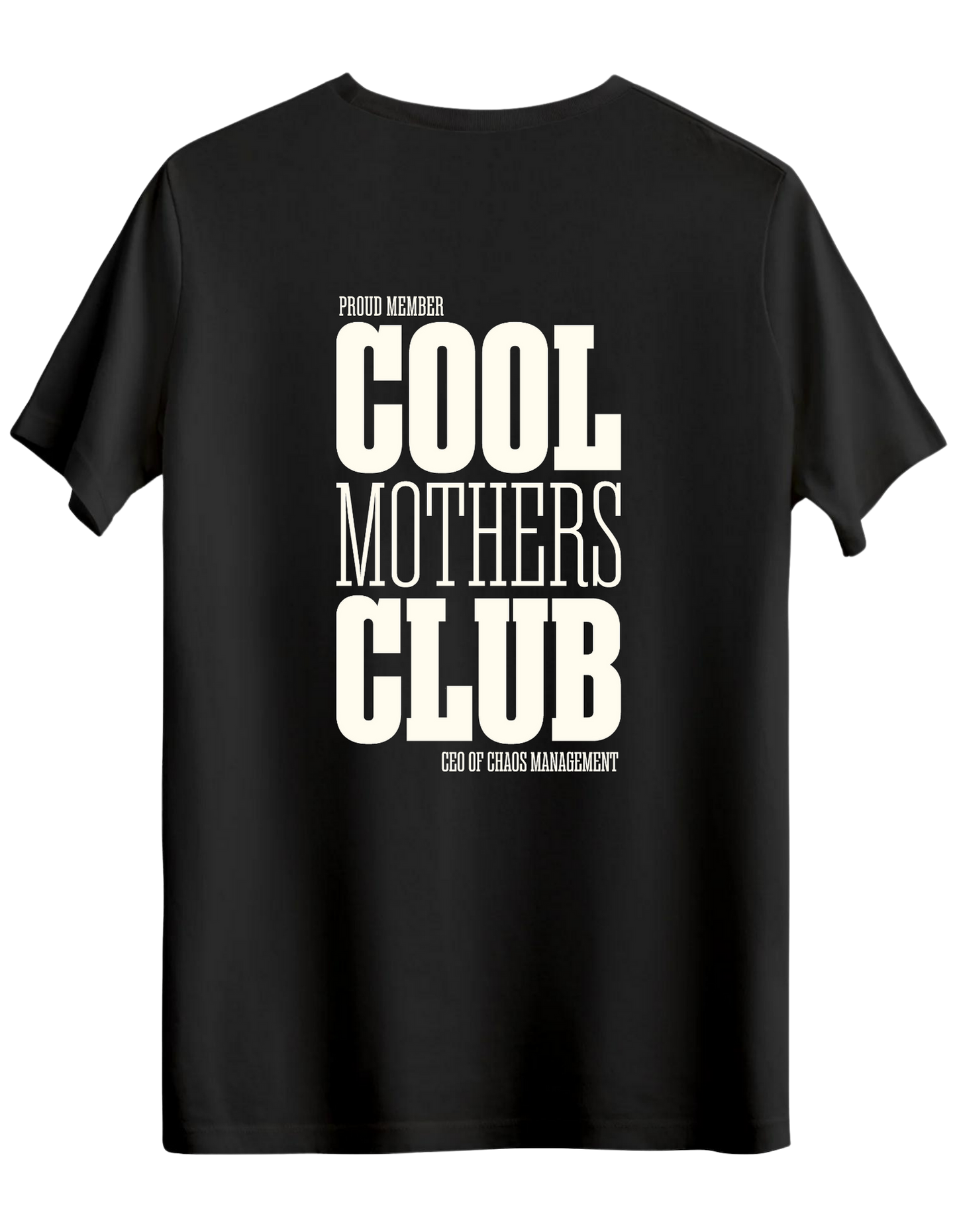 Cool Mothers Club Baskılı Bisiklet Yaka Regular T-shirt