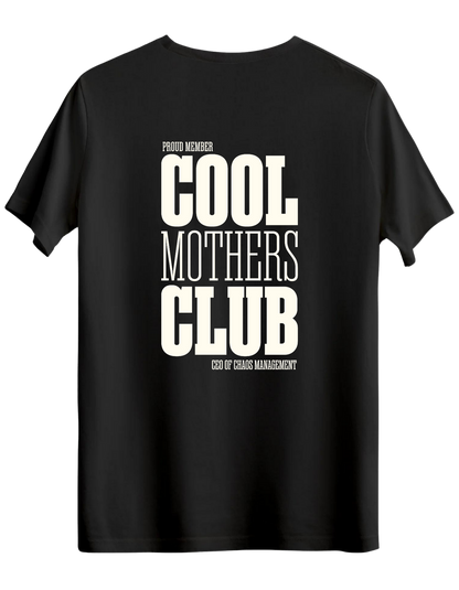 Cool Mothers Club Baskılı Bisiklet Yaka Regular T-shirt