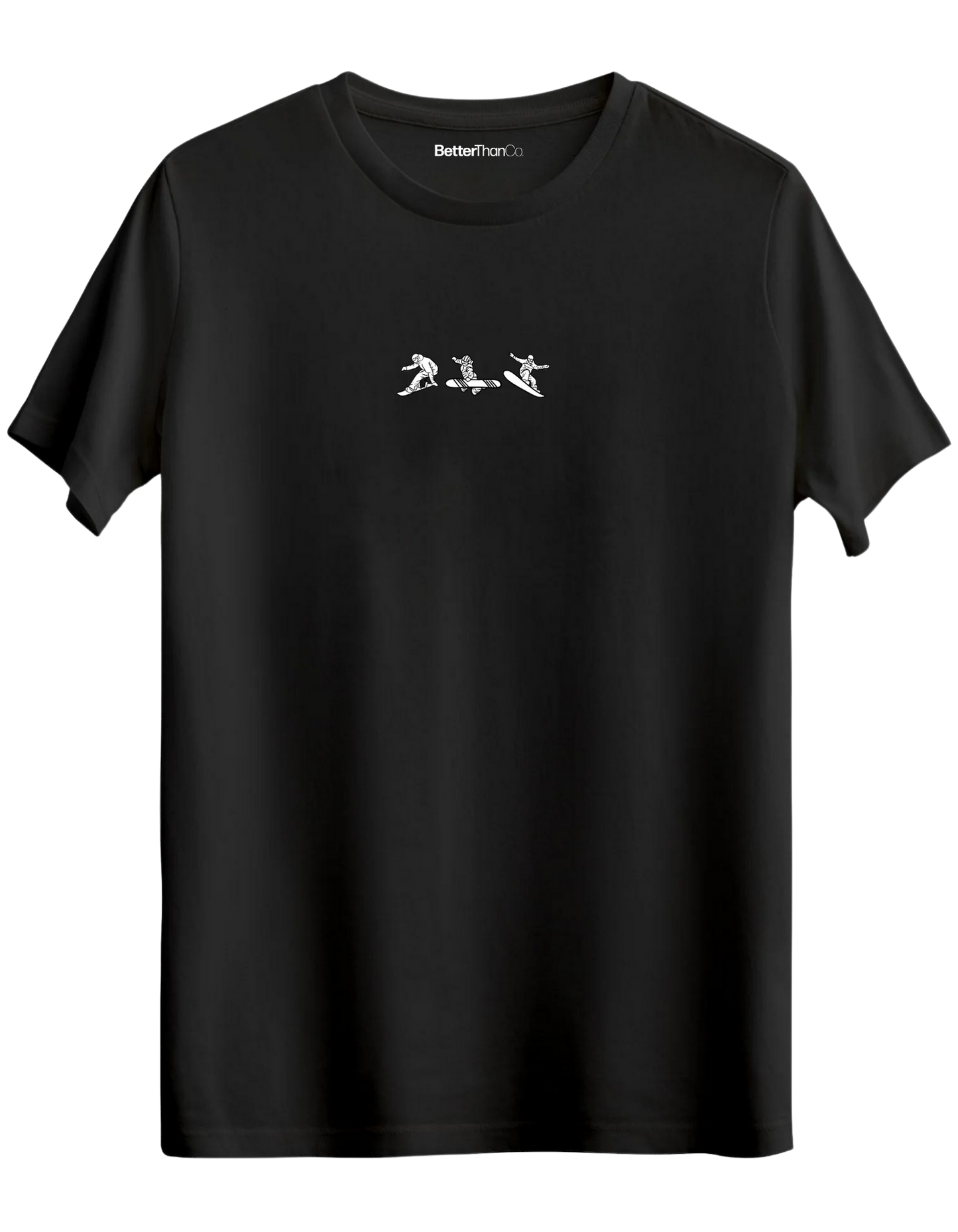 Born To Board Baskılı Bisiklet Yaka Regular T-shirt