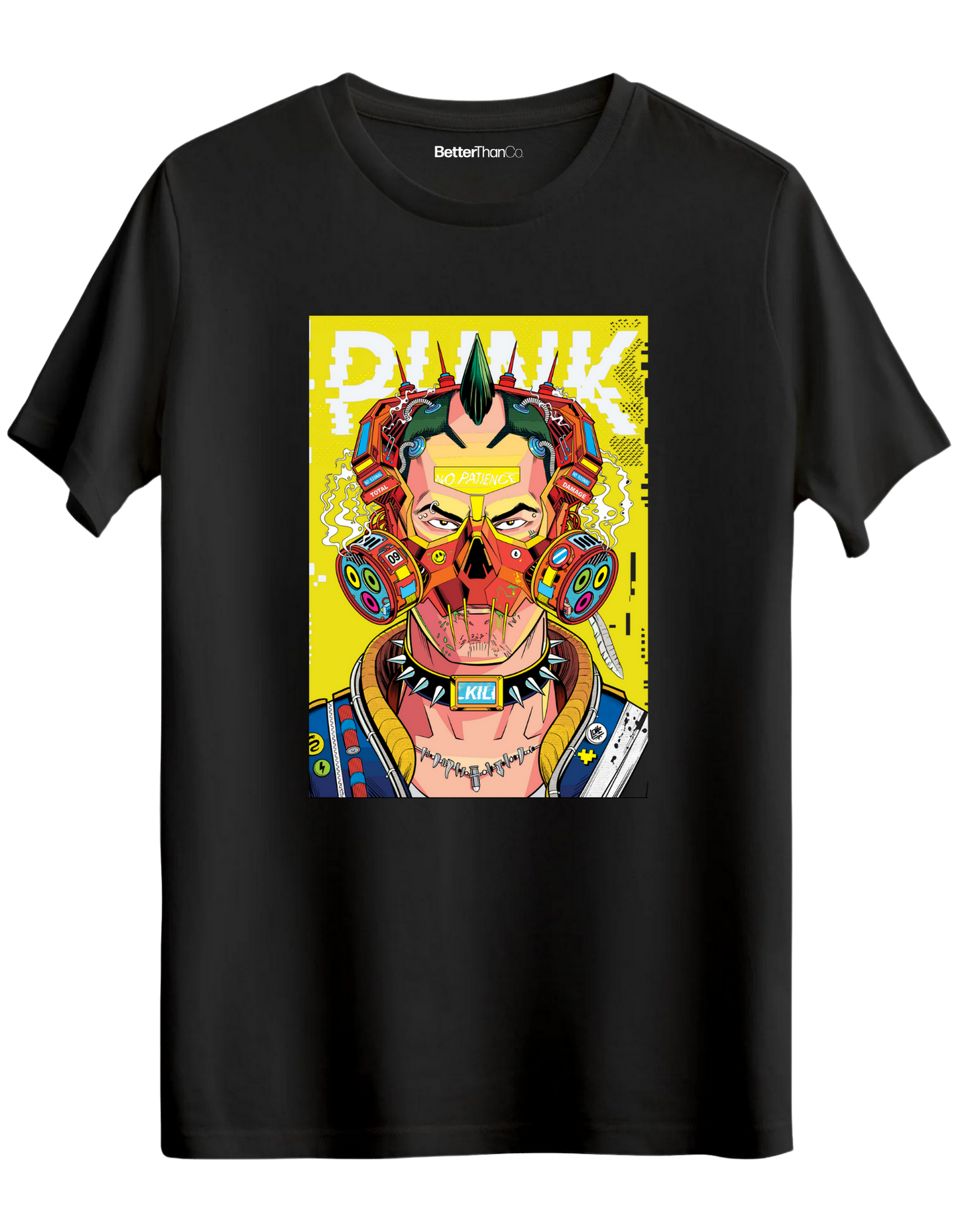 No Patience Baskılı Bisiklet Yaka Regular T-shirt