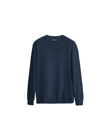Basic Oversize Bisiklet Yaka Çocuk Sweatshirt