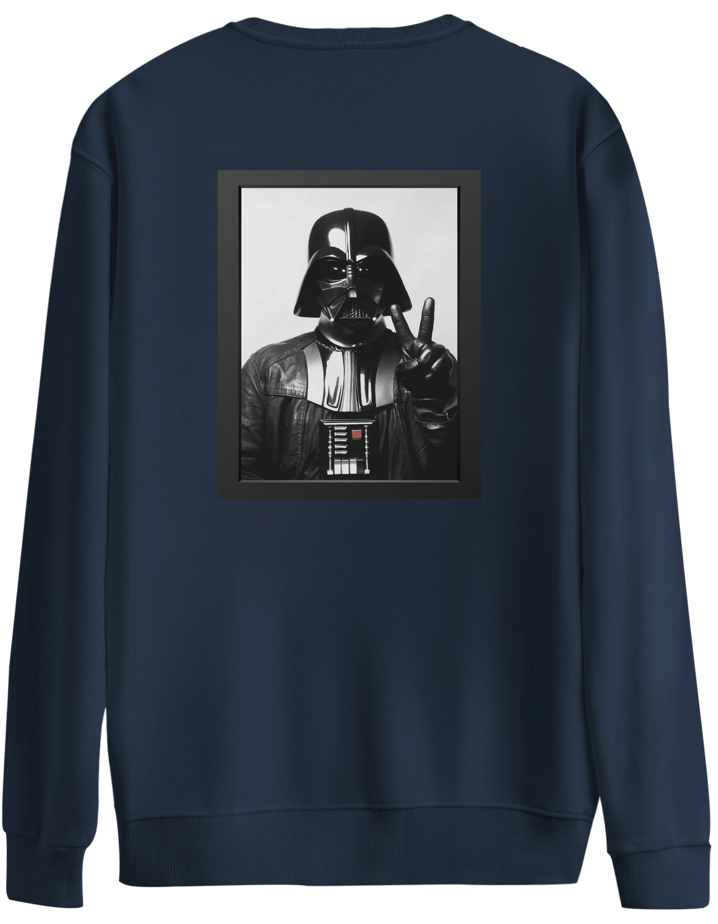 Master Of Peace Baskılı Bisiklet Yaka Oversize Sweatshirt
