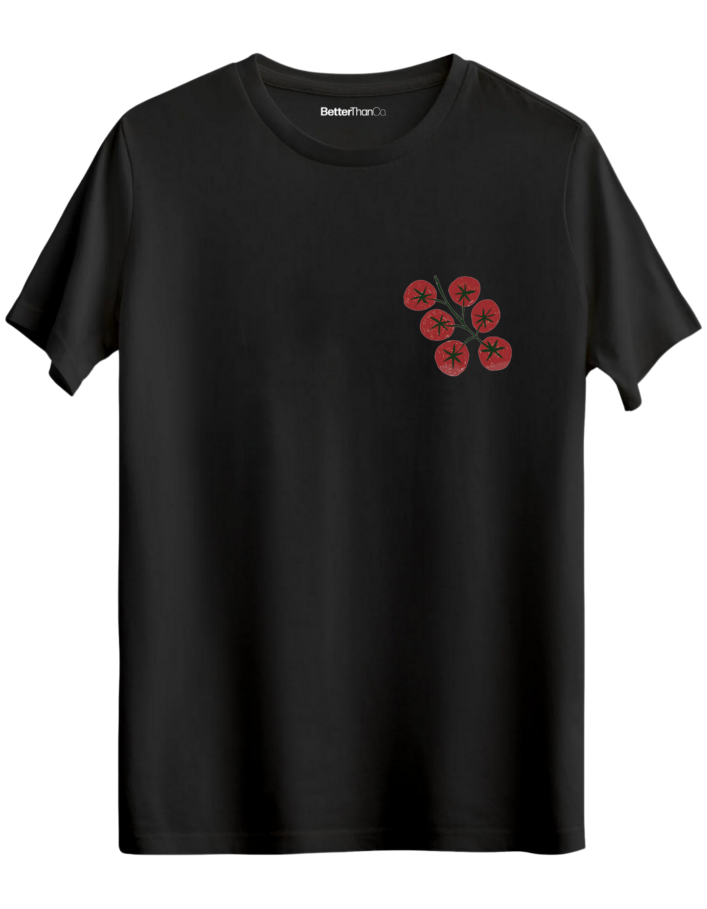 Tomatoes Baskılı Bisiklet Yaka Regular T-shirt
