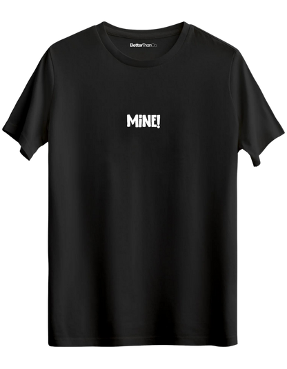 Mine! Baskılı Bisiklet Yaka Regular T-shirt