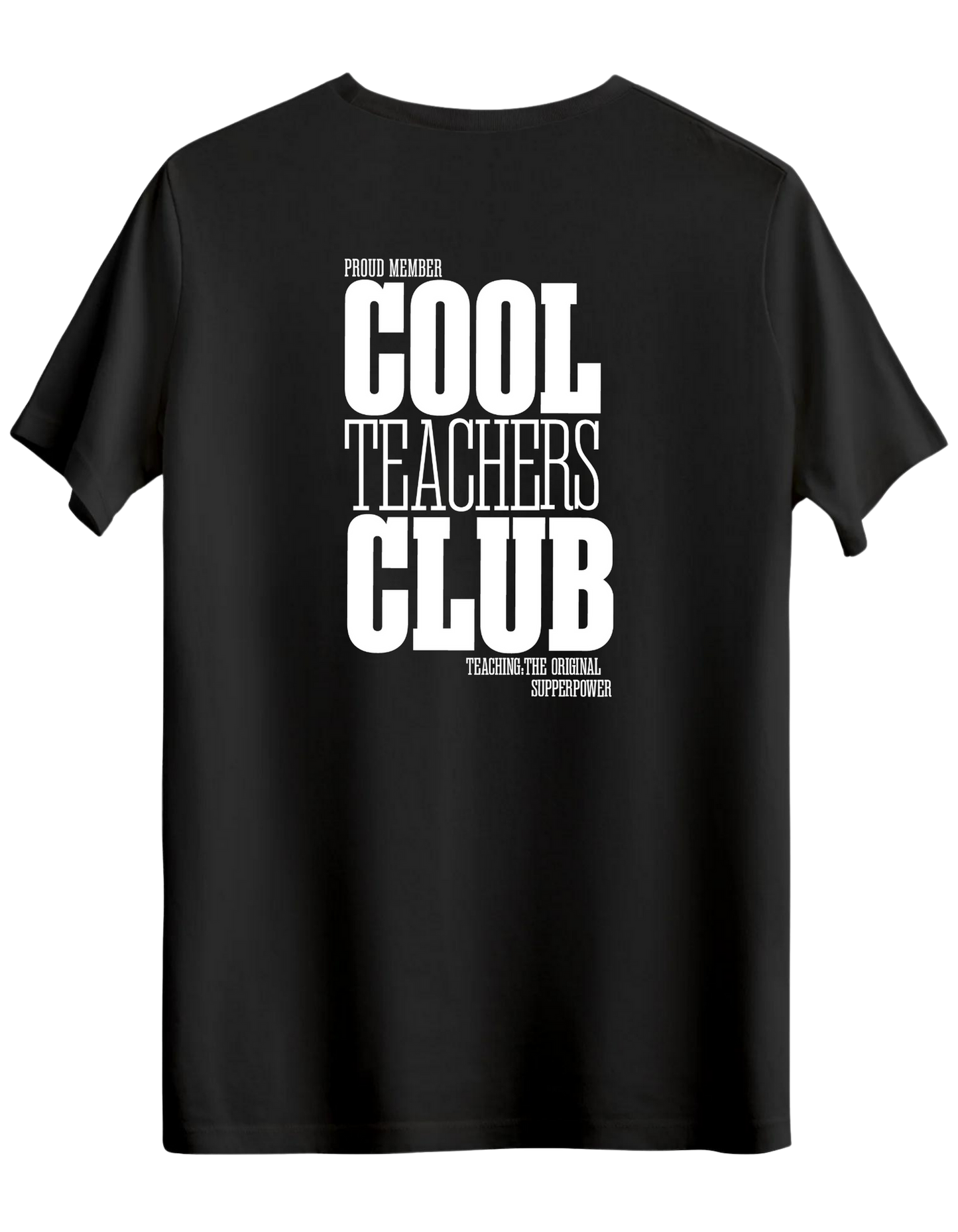 Cool Teachers Club Baskılı Bisiklet Yaka Regular T-shirt