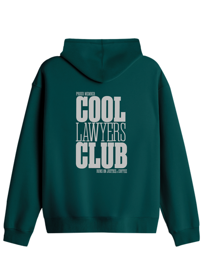 Cool Lawyers Club Baskılı Unisex Kapüşonlu Yaka Hoodie