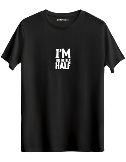 The Better Half Baskılı Bisiklet Yaka Regular T-shirt