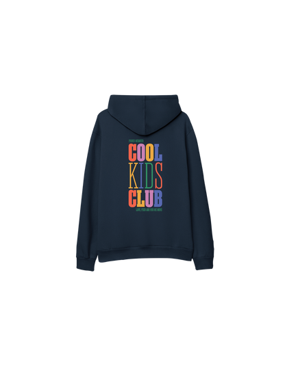 Cool Kids Club Baskılı Oversize Kapüşonlu Çocuk Hoodie