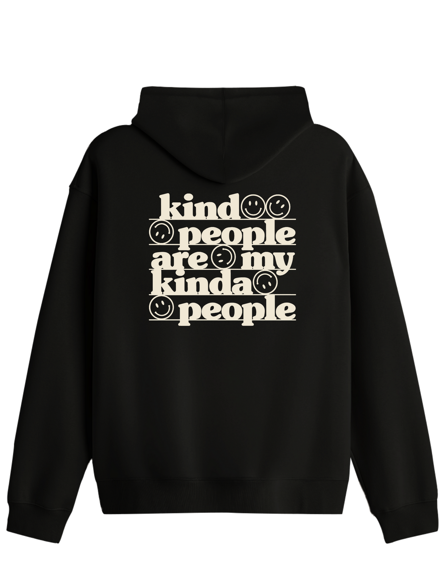 Be Kind Baskılı Unisex Kapüşonlu Yaka Hoodie