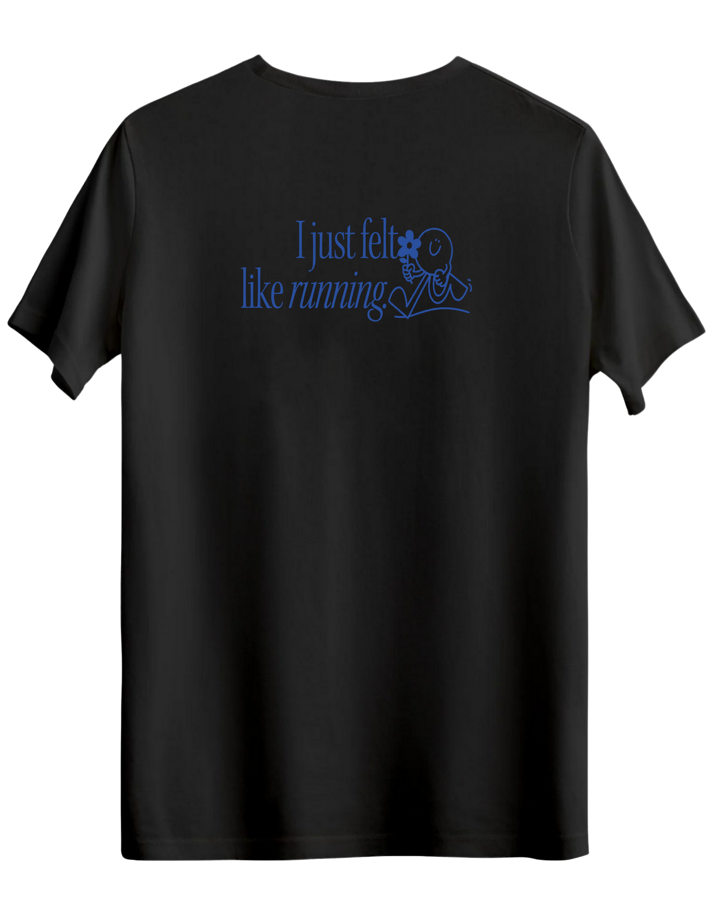 Running Baskılı Bisiklet Yaka Regular T-shirt