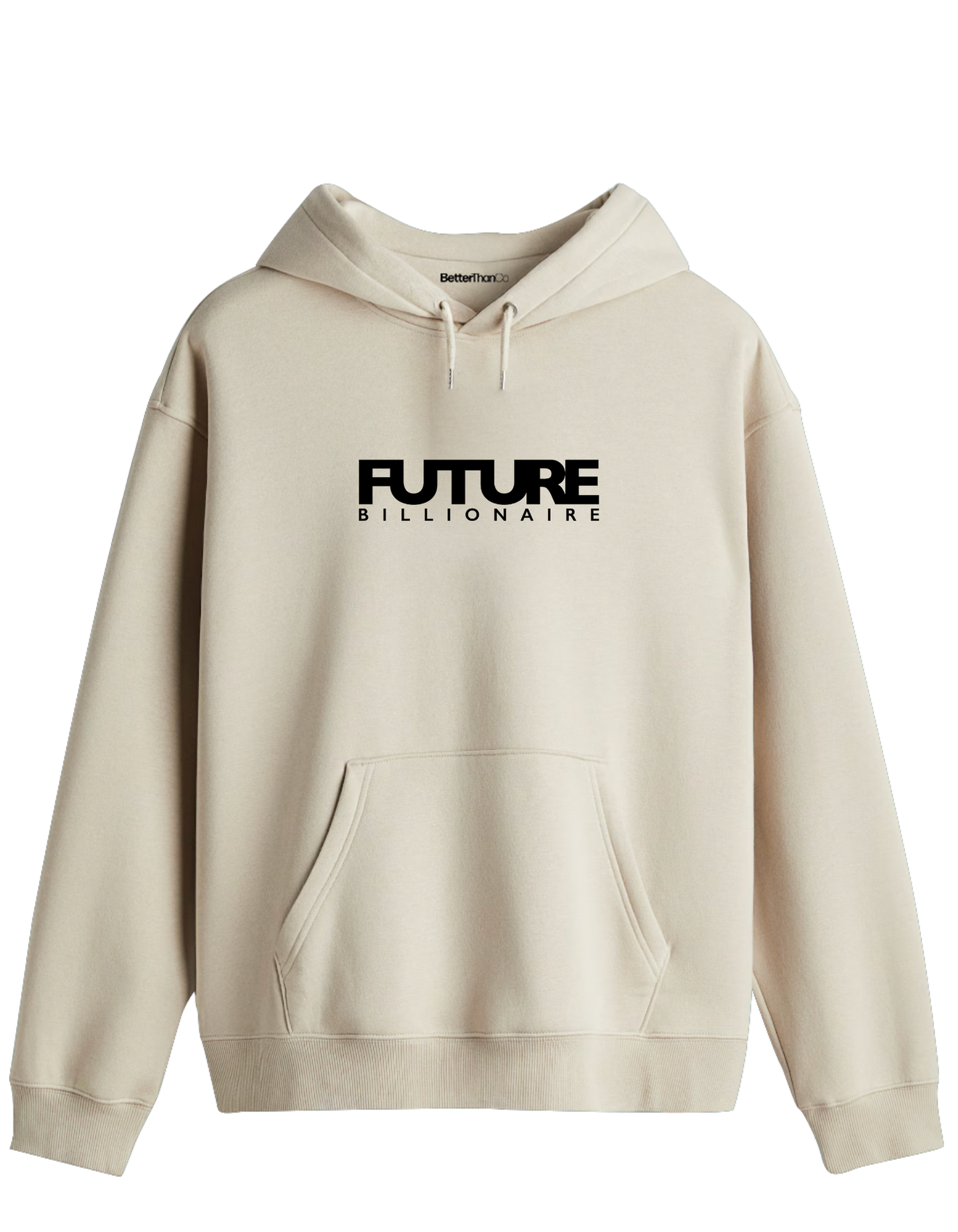 Future Billionaire Baskılı Unisex Kapüşonlu Yaka Hoodie