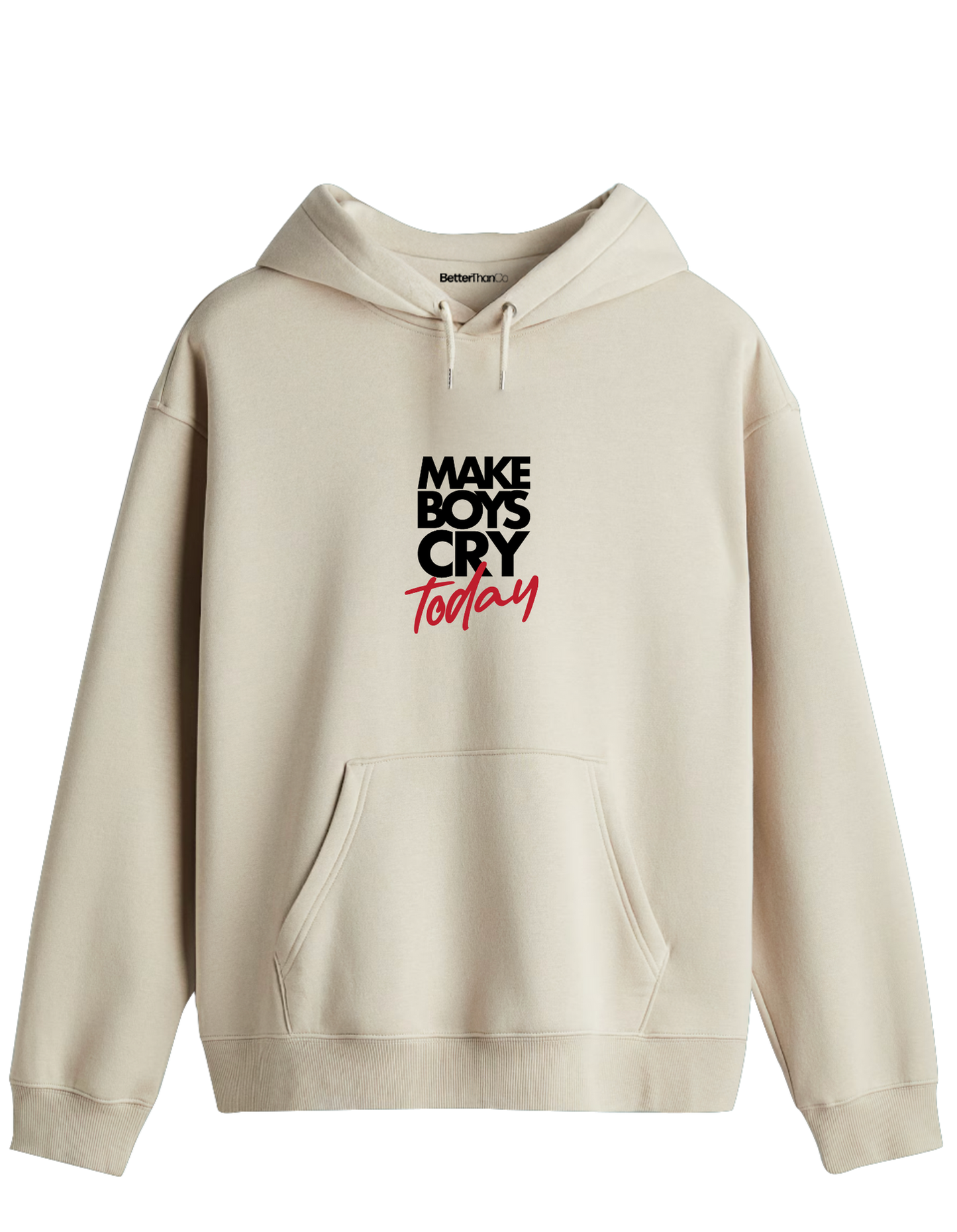 Today Baskılı Unisex Kapüşonlu Yaka Hoodie