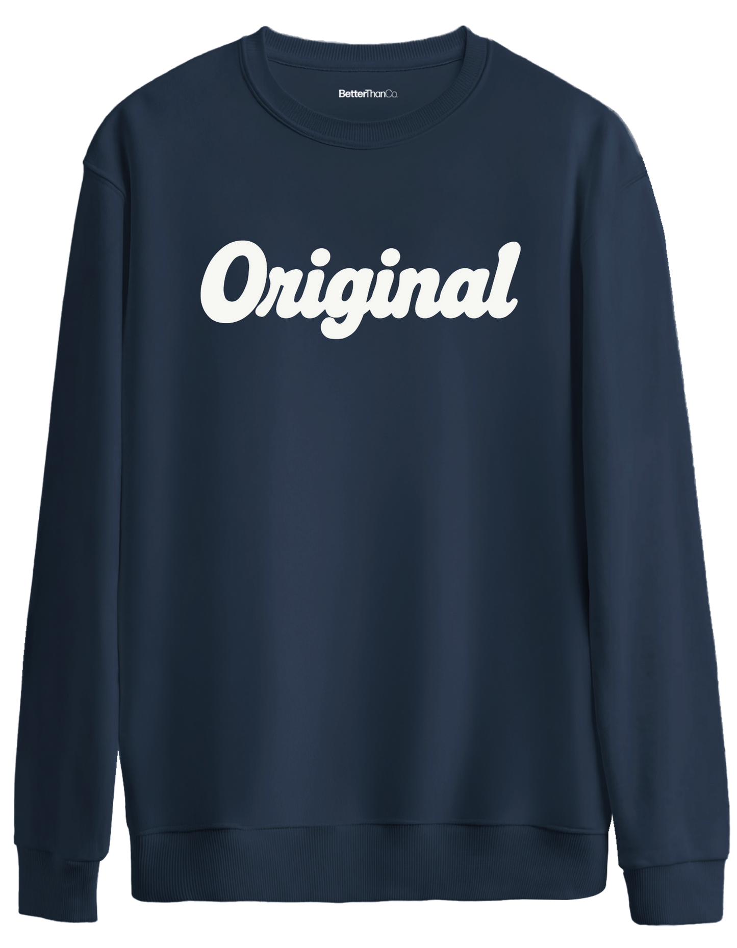 Orijinal Baskılı Bisiklet Yaka Oversize Sweatshirt