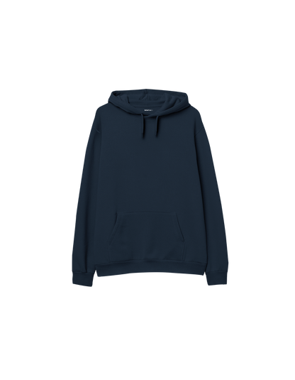 Basic Baskısız Oversize Kapüşonlu Çocuk Hoodie