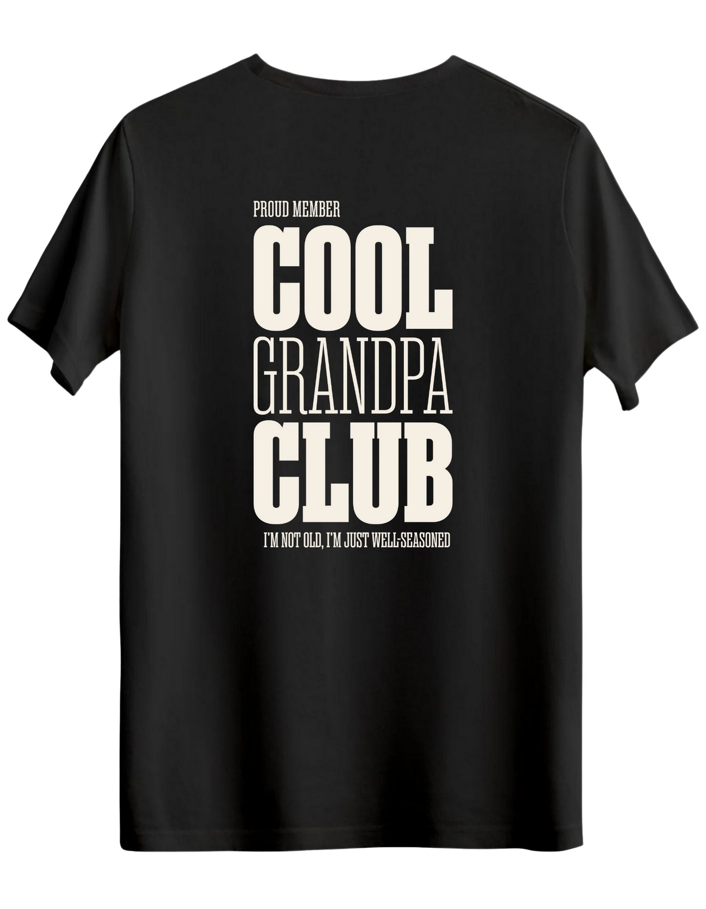 Cool Grandpa Club Baskılı Bisiklet Yaka Regular T-shirt