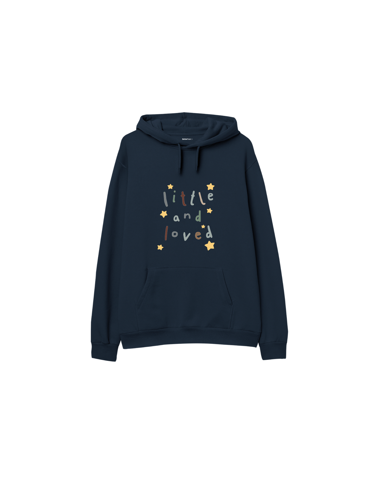 Little and Love Baskılı Oversize Kapüşonlu Çocuk Hoodie