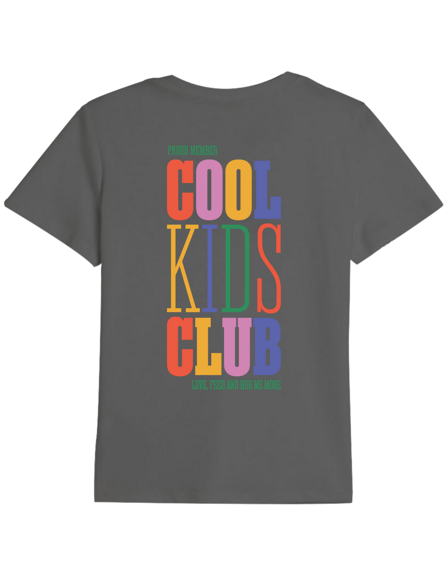 Cool Kids Club Baskılı Bisiklet Yaka Çocuk t-shirt