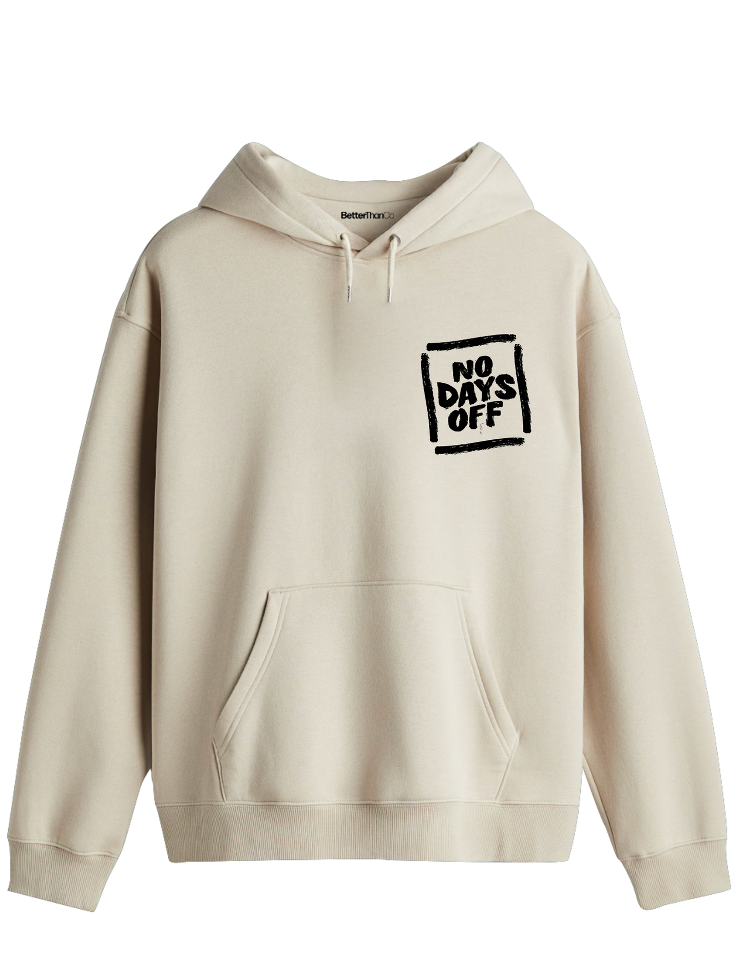 Day Off Baskılı Unisex Kapüşonlu Yaka Hoodie