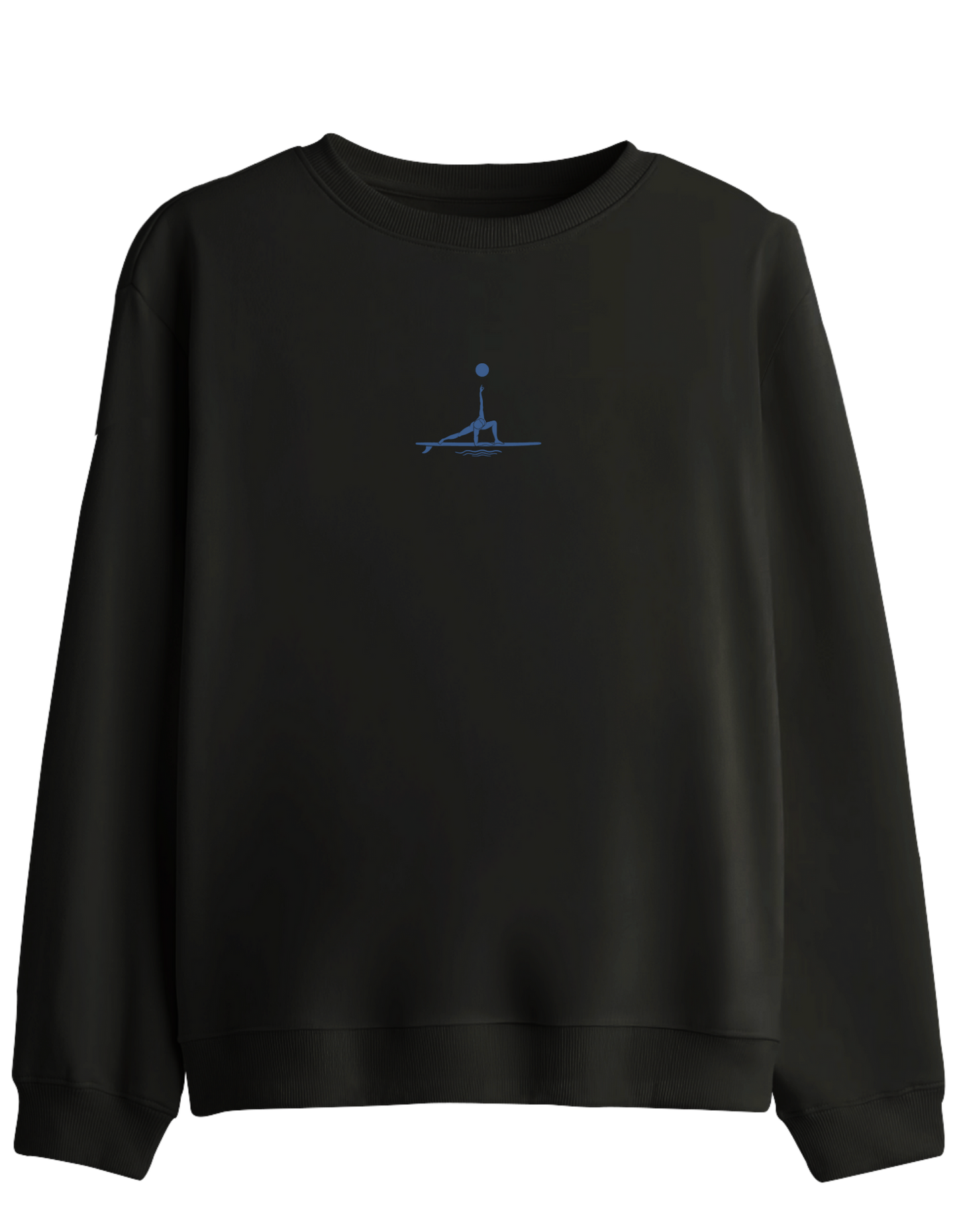 Yogi Baskılı Bisiklet Yaka Sweatshirt