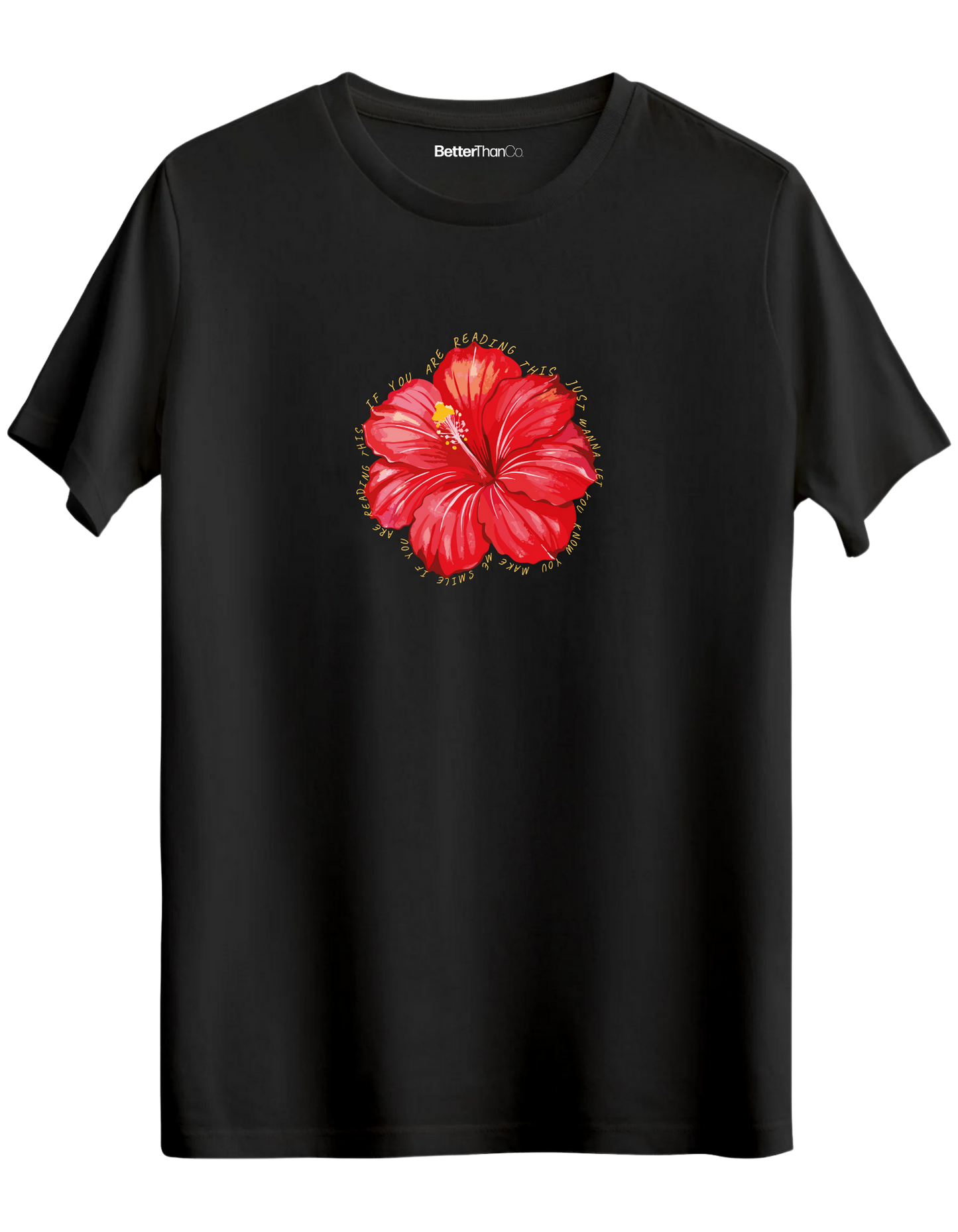 Garden Whisper Baskılı Bisiklet Yaka Regular T-shirt