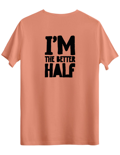 The Better Half Baskılı Bisiklet Yaka Regular T-shirt