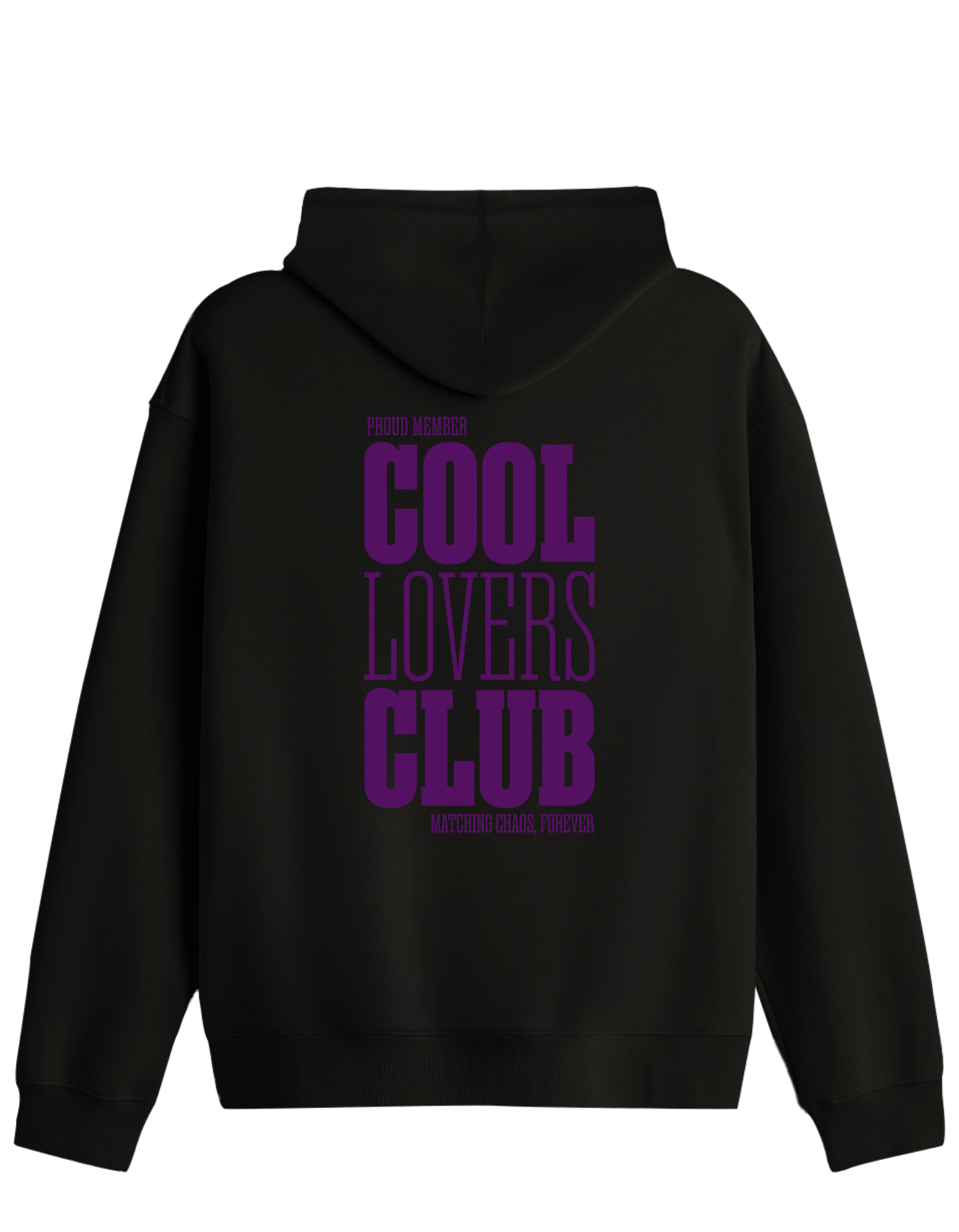 Cool Lovers Baskılı Unisex Kapüşonlu Yaka Hoodie