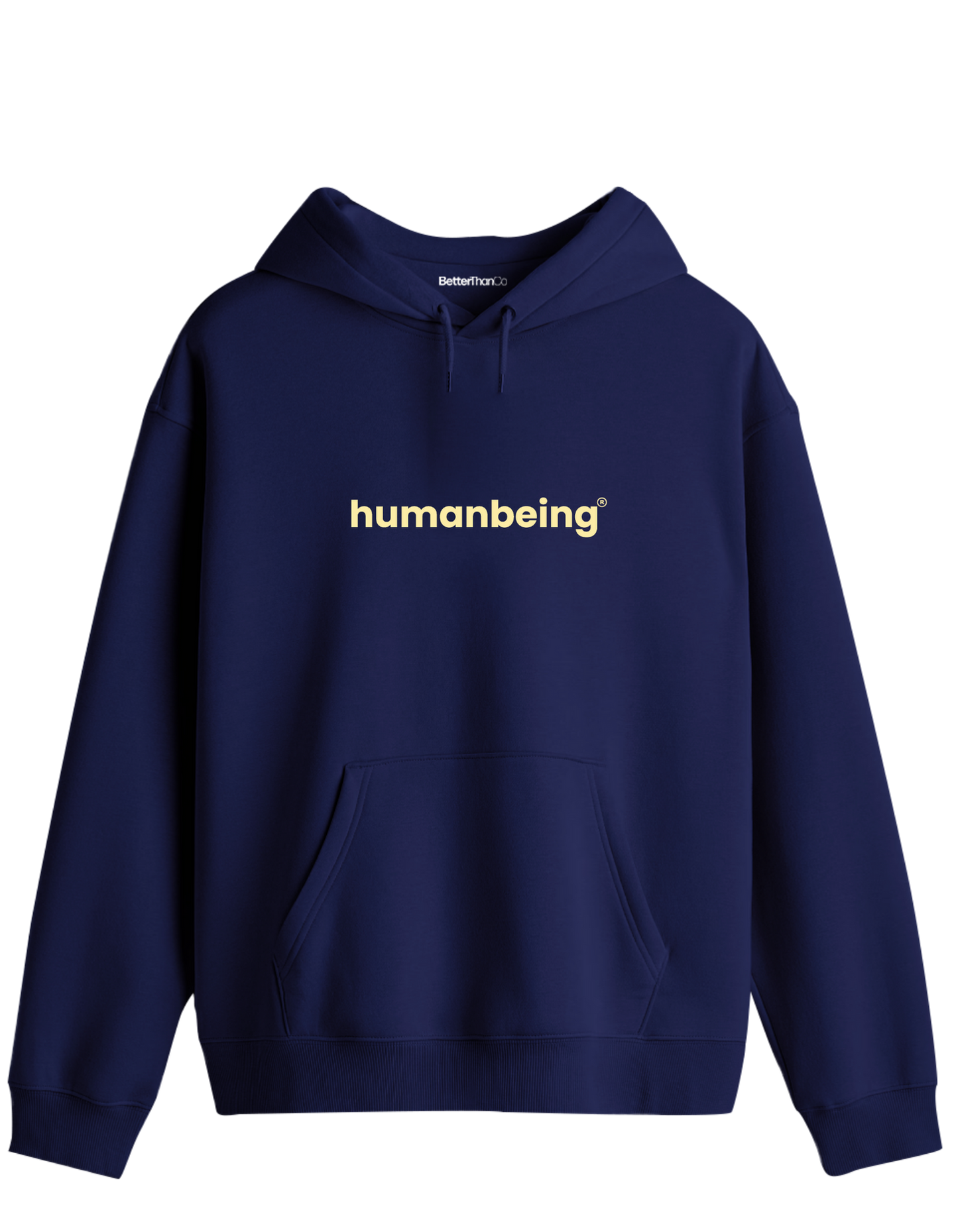 Humanbeing Baskılı Unisex Kapüşonlu Yaka Hoodie