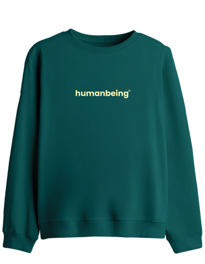 Humanbeing Baskılı Bisiklet Yaka Sweatshirt