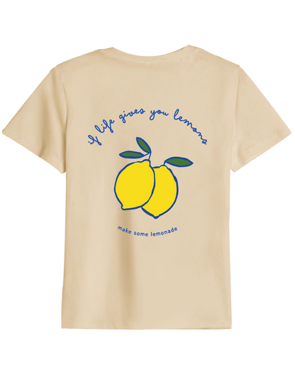 Lemonade Baskılı Bisiklet Yaka Çocuk t-shirt