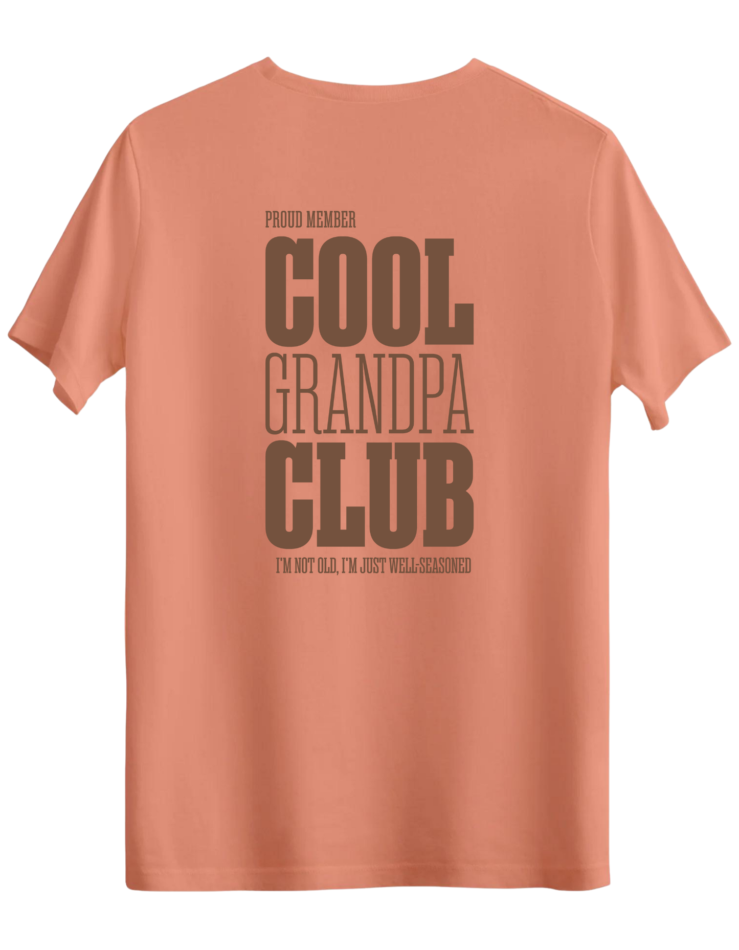 Cool Grandpa Club Baskılı Bisiklet Yaka Regular T-shirt