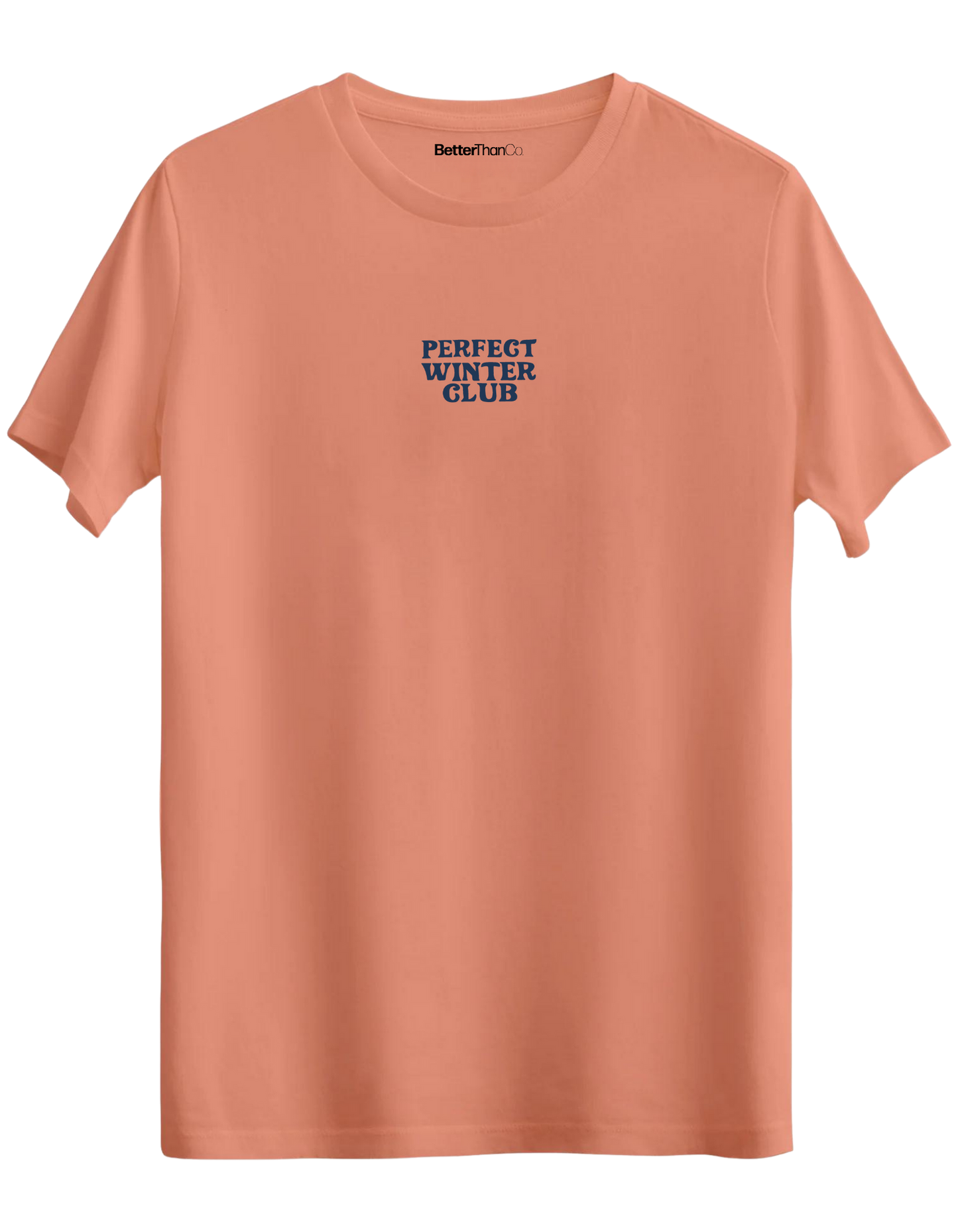 Winter Club Baskılı Bisiklet Yaka Regular T-shirt