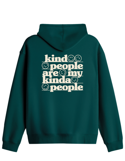Be Kind Baskılı Unisex Kapüşonlu Yaka Hoodie