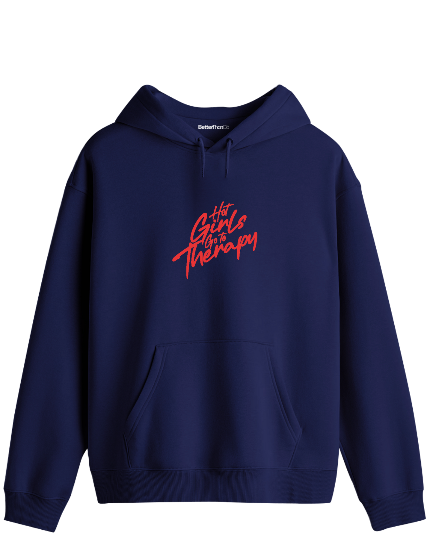 Therapy Baskılı Unisex Kapüşonlu Yaka Hoodie