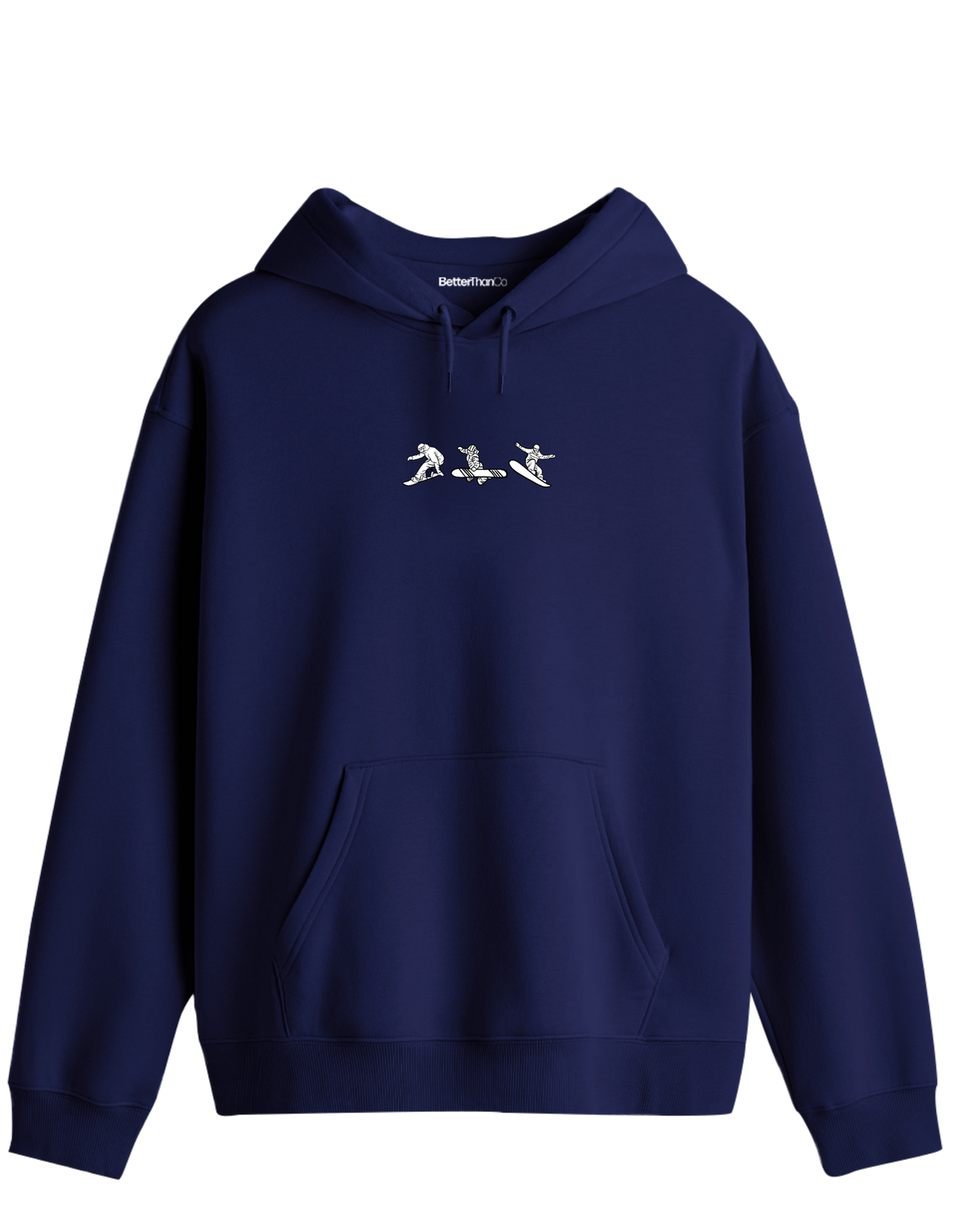 Born To Board Baskılı Unisex Kapüşonlu Yaka Hoodie